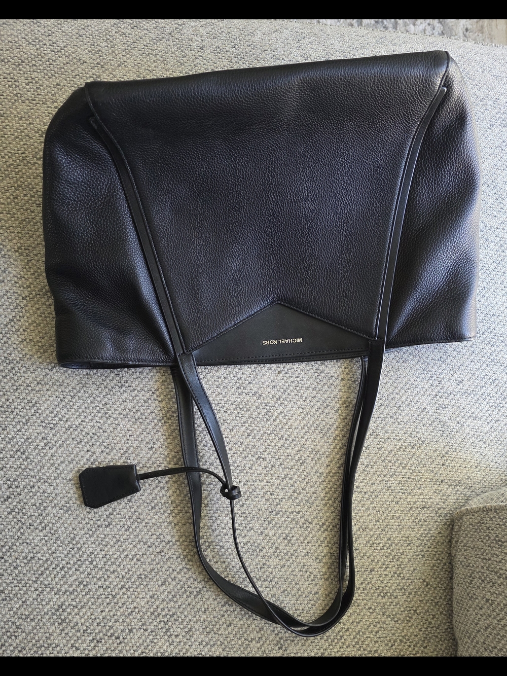 MICHAEL KORS Black Pebble Leather Tote - Picture 7 of 7
